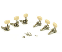 STEEL STRING TUNERS 3+3 INDIVIDUAL  (2 HOLES)