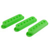 Single Coil Pickup Cover Set Green (Set of 3)