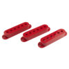 Single Coil Pickup Cover Set Red (Set of 3) (10 Sets)