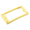 Plastic Humbucker Pickup Mounting Ring - Arched - Cream - High