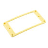 Plastic Humbucker Pickup Mounting Ring - Arched - Cream - Low
