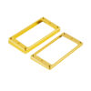 Plastic Humbucker Pickup Mounting Ring - Flat - Gold Set Of 2 - 1 High