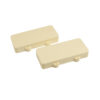 Replacement Pickup Cover Set Of 2 For Fender Jazzmaster Aged White Closed (1 set)
