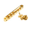 TonePros Replacement AVR2 Tune-O-Matic Bridge With Standard Nashville Post Gold