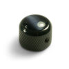 Knobs With Black Cats Eye Inlay - Dome Black