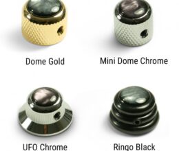 Knobs With Black Acrylic Pearl Inlay