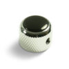 Knobs With Black Inlay - Dome Chrome