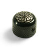 Knobs With Celtic Weave Inlay - Dome Black