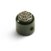 Knobs With Celtic Weave Inlay - Mini Dome Black