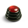 Knobs With Red Acrylic Pearl Inlay - Ringo Black