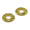 Straplock Ring Set With Western Design - Gold