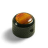 Knobs With Tortoise Inlay - Dome Black