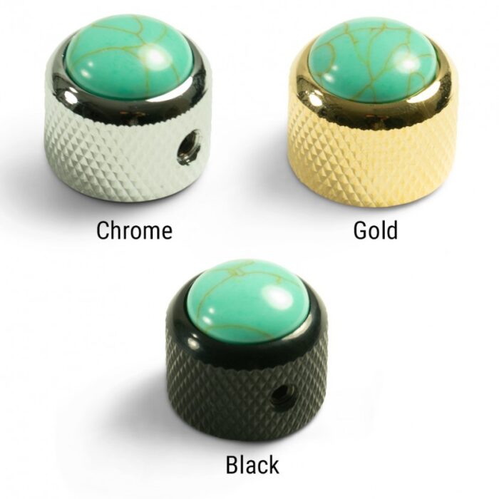 Knobs With Turquoise Inlay