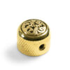 Knobs With Vine Inlay - Dome Gold