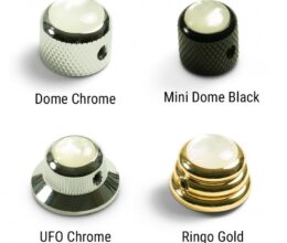 Knobs With White Acrylic Pearl Inlay