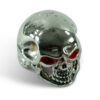 Jumbo Skull Knob I - Bloodshot Chrome