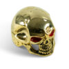 Jumbo Skull Knob I - Bloodshot Gold