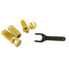 TonePros US Thread Locking Tailpiece Stud Set For Gibson Gold