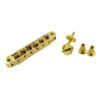 TonePros Standard Tune-O-Matic Bridge With Small Posts And Roller Saddles Gold