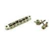 TonePros Standard Tune-O-Matic Bridge With Small Posts And Roller Saddles Nickel
