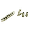 TonePros Metric Tune-O-Matic Bridge With Large Posts And Roller Saddles Nickel