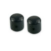 WD Brass Dome Knob Set Of 2 With 1/4 in. Internal Diameter Black