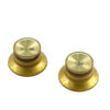 WD Bell Knob Set Of 2 Gold With Gold Top (1 Volume