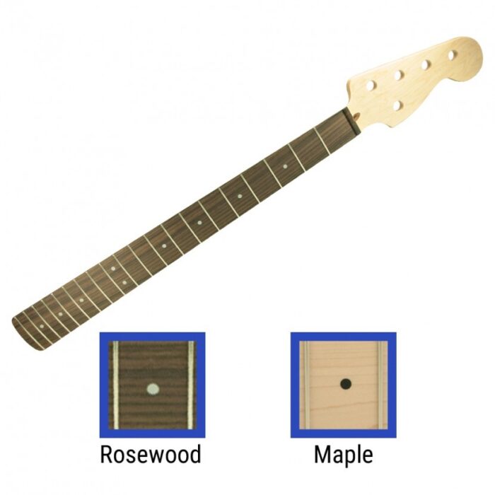 Replacement 20 Fret Neck For 5 String Precision Bass Or Jazz Bass