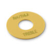 WD Rhythm/Treble Ring Washer For Gibson Toggle Switches Cream With Gold Print