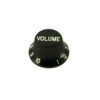 WD Stratocaster/UFO Style Knob Metric Black Volume Only