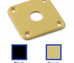 Contoured Square Jack Plate For Gibson Les Paul