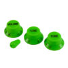 WD Stratocaster/UFO Style Knob Set Green With Matching Tip