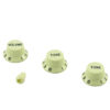 WD Stratocaster/UFO Style Knob Set Mint Green With Matching Tip