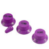 WD Stratocaster/UFO Style Knob Set Violet With Matching Tip