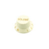 WD Stratocaster/UFO Style Knob White Volume Only