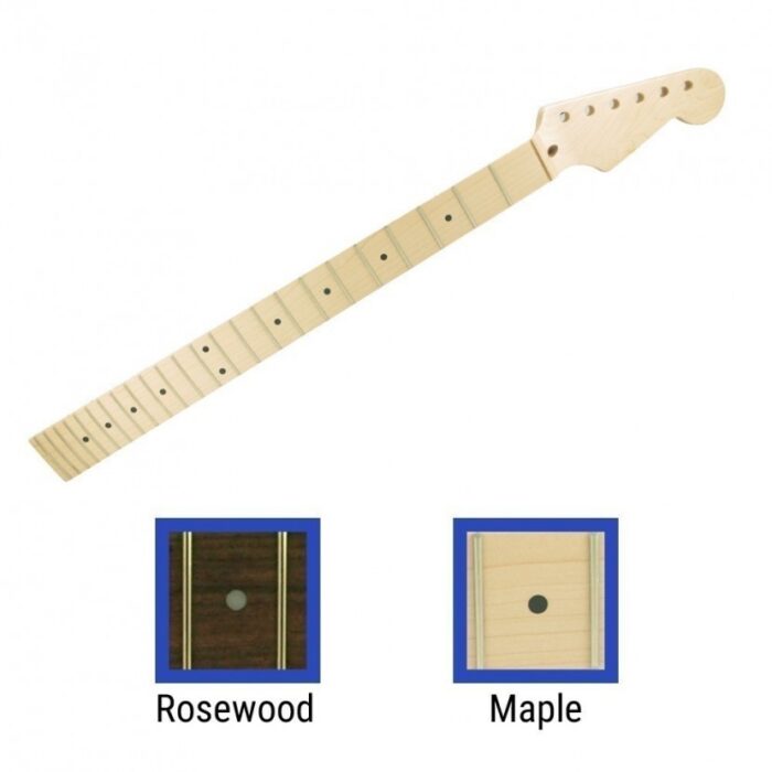 Replacement Baritone 24 Fret Neck For Stratocaster