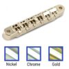 Replacement Non-Wired ABR-1 Tune-O-Matic Bridge With Brass Or Nylon Saddles