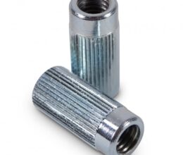 Fine Knurl Anchor Bushings For Stop Tailpiece Studs Zinc With Metric Or USA Thread