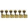 6 In Line Contemporary Diecast Series 2 Pin Tuning Machines For Fender Guitars Gold