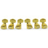 3 Per Side Contemporary Diecast Series Tuning Machines Gold