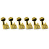 6 In Line Contemporary Diecast Series Tuning Machines Gold