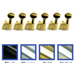 6 In Line Left Hand Contemporary Diecast Series Tuning Machines