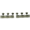 3 On A Plate Deluxe Series Tuning Machines For Lap Steel Guitar Nickel