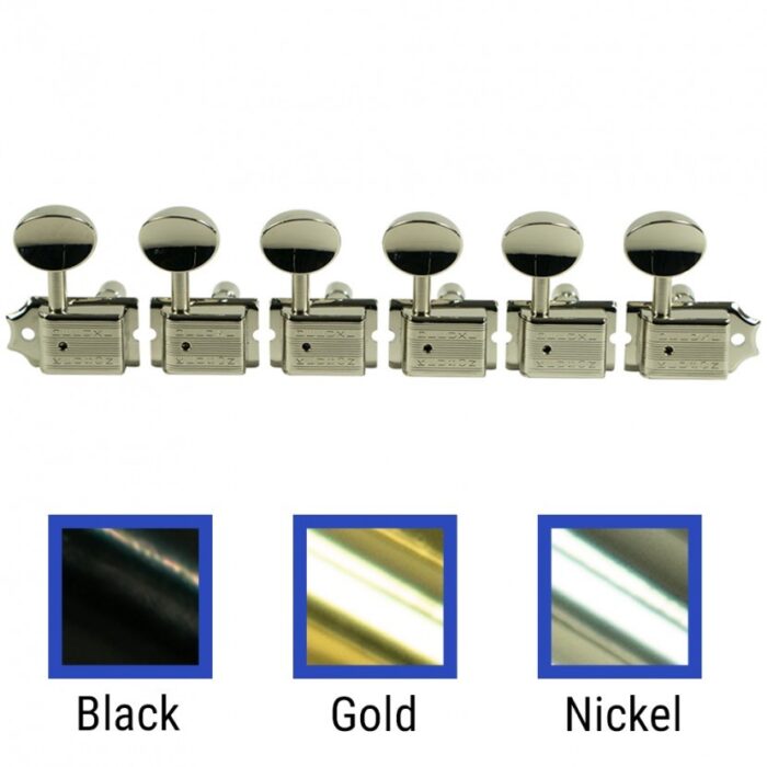 6 In Line Locking Deluxe Series Tuning Machines