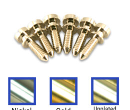 Brass Intonation Screw Set Of 6 For Nonwired ABR-1 Tune-O-Matic Bridges