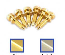 Brass Intonation Screw Set Of 6 For Wired ABR-1 Tune-O-Matic Bridges