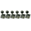 6 In Line Locking Revolution Series F-Mount Tuning Machines With Staggered Posts Chrome