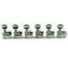 6 In Line Revolution Series H-Mount Tuning Machines With Staggered Posts Chrome