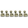 6 In Line Revolution Series H-Mount Tuning Machines With Staggered Posts Nickel