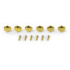 Replacement Button Set For Revolution Series Tuning Machines Metal Small Oval Gold